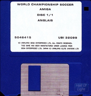 World Championship Soccer for the Sega Genesis - 1989 