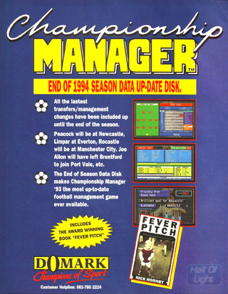 Championship Manager '94: End of Season Edition